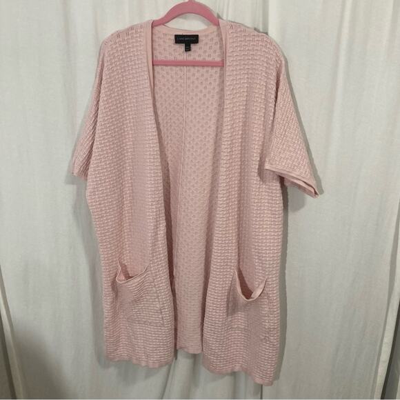 Lane Bryant cozy retro balletcore grandmacore duster oversized cardigan size 18 - Picture 1 of 9